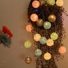 1 Set 300cm String Lights Powerful Easy to Install Cotton Line LED Ball