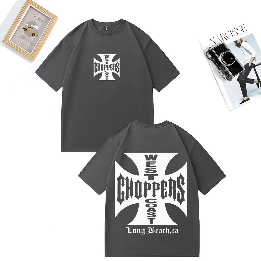 Paul Walker Shirt West Coast Choppers Unisex T-Shirt Unisex Vintage Lockere Oberteile Baumwolle Kurzarm Hip Hop Streetwear Unisex T-Shirts
