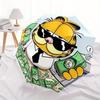 1 Stück Garfield Winddichter Automatischer Winddichter Regenschirm, Leicht für Damen/Herren, Perfektes Weihnachtsgeschenk a0811221