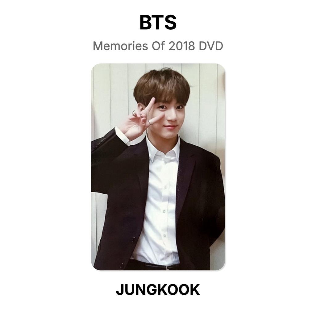 BTS Memories Of 2018 DVD Fotocard Ufficiale