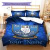 Sheffield Wednesday Football Club Custom Name Pattern Bedding,Quilt Set Quilt Cover Pillowcase Home Birthday Gift(1 * duvet cover + 2 * pillowcase, wi
