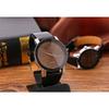 Women Men Couples Simple Casual Diamond Leather Belt Quartz Wrist Watch