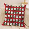Cute Mahjong Cushion Cover Pillowcase Ultra Soft Skin Friendly Fabric Cloud Like Comfort & Concealed Zipper