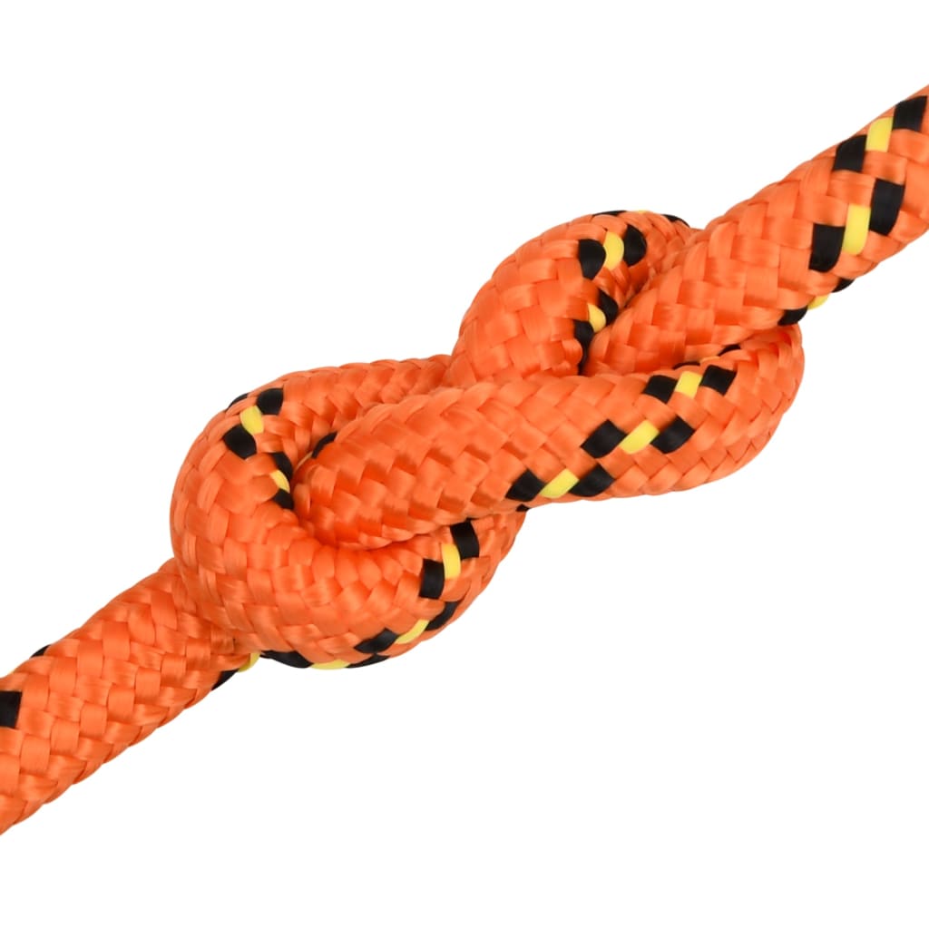 Vidaxl Linka Żeglarska, Pomarańczowa, 16 Mm, 100 M, Polipropylen