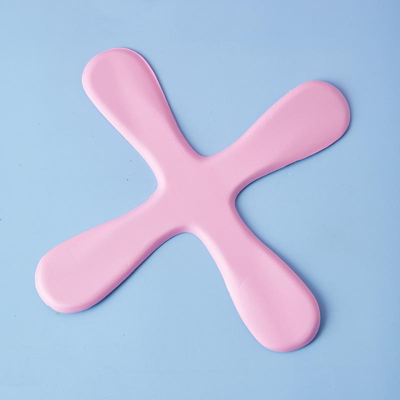 

Четыре Детских Листа Мягкий Бумеранг Красочный Веселый Интерактивный Безопасный Игрушка-Пазл розовый