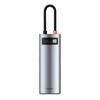 Baseus 7-in-1 Metal Gleam USB-C Hub: Power Delivery, 4K HDMI, USB 3.0 Ports, SD/TF Card Slots – Gray