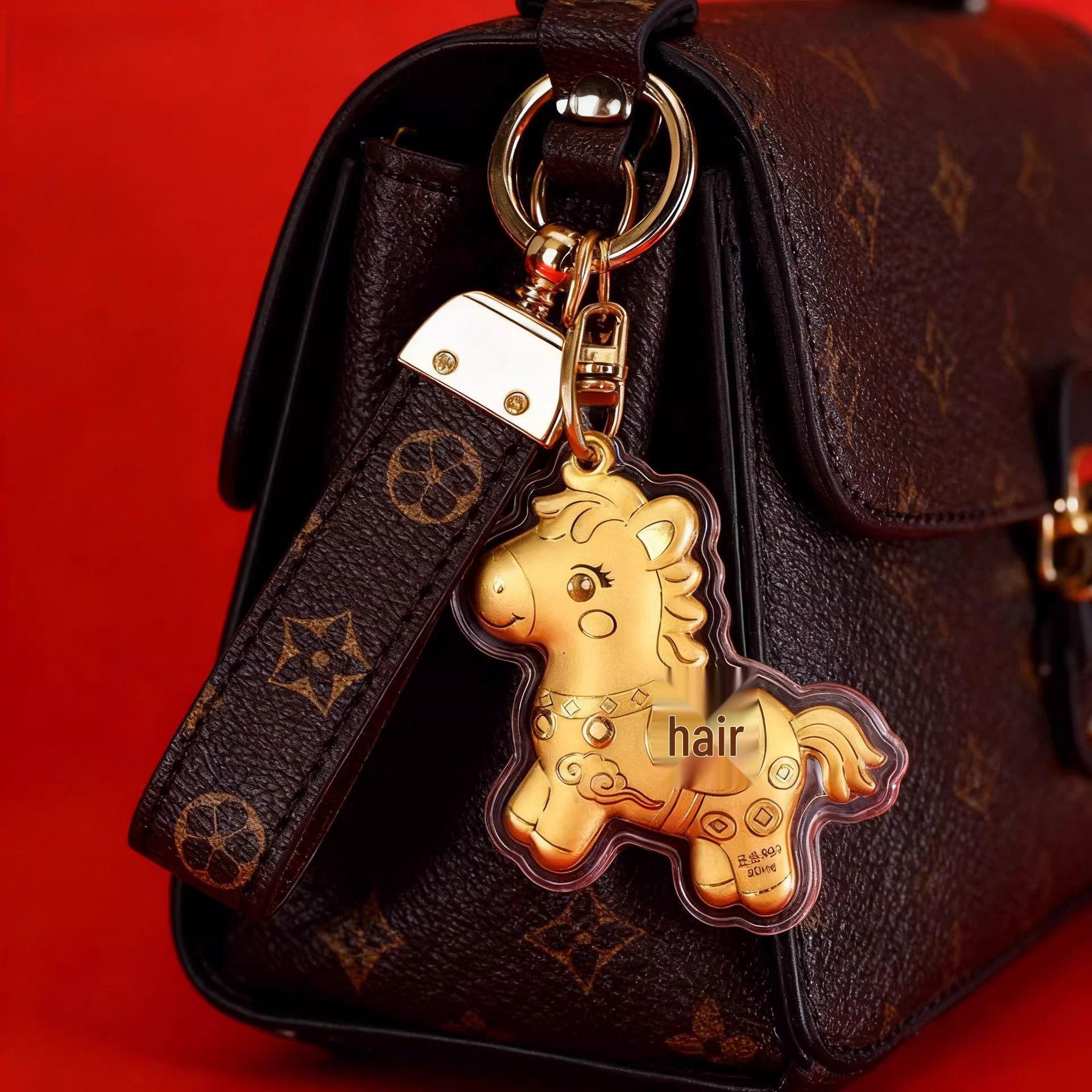 

2026 Year of the Horse Custom Keychain - Cultural and Creative Business Meeting Souvenir