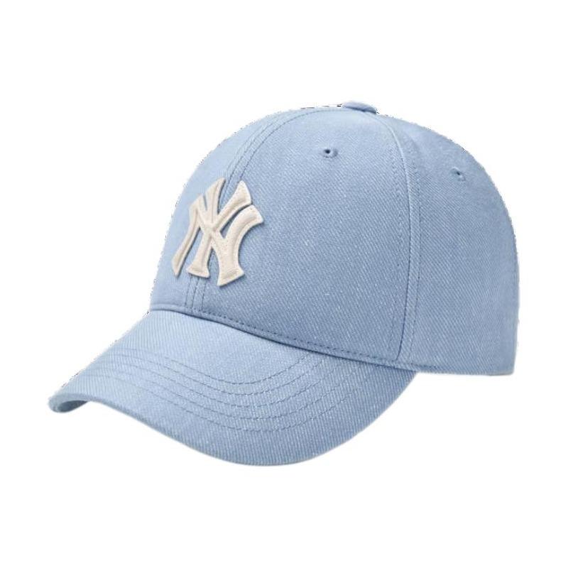 MLB New Structure Cotton Peaked Cap Unisex Couple Style Blue 3ACPD015N-50BLL blau