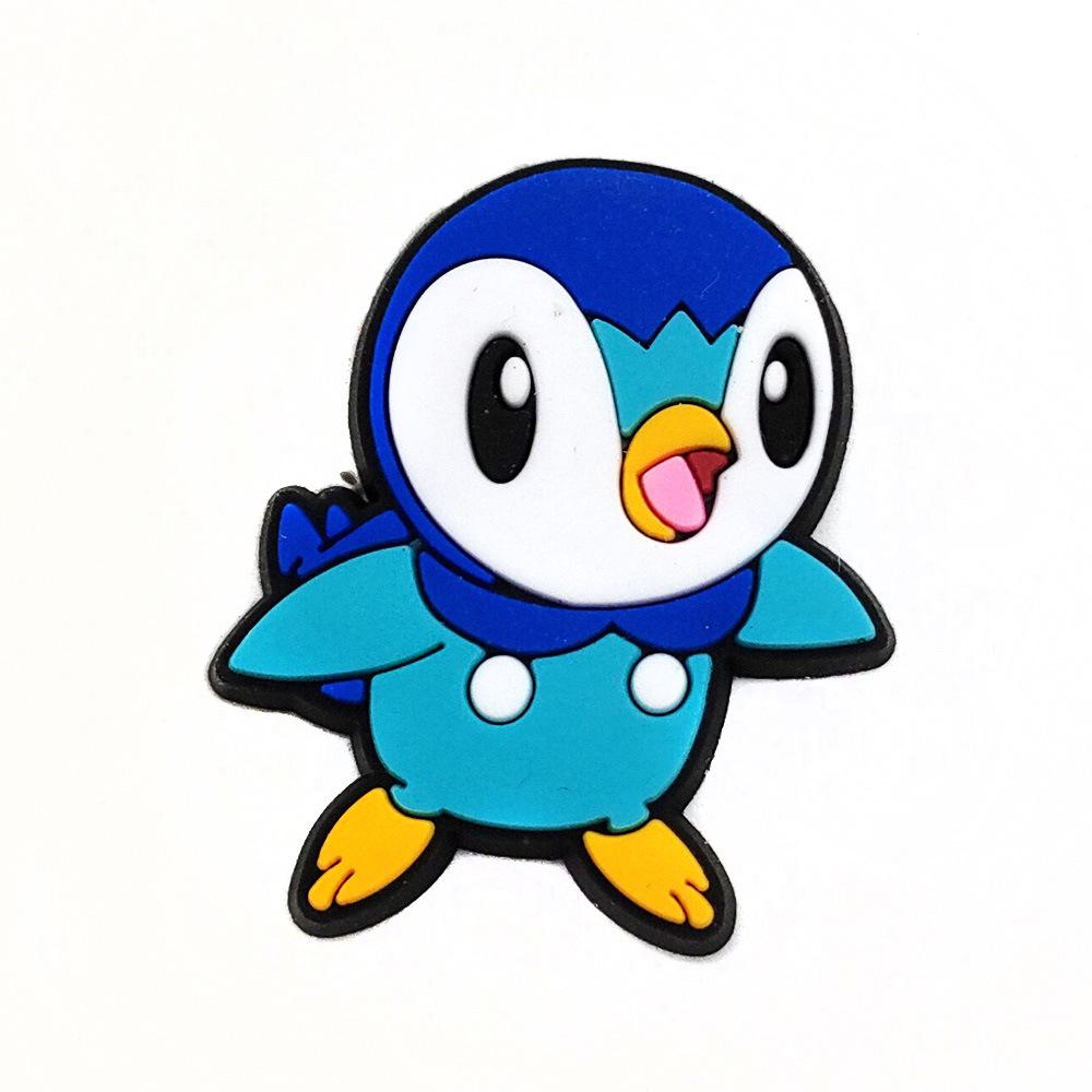 Cartoon Pokemon Pikachu Clogs mit Blumenschnallen - Weiche Gummi-Schuhaccessoires