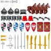 Jinzhi Royal Carriage, Horse Robe, Gun Barrel, Prisoner Cart Series, Small Particle Assembled Model Building Block Toy