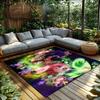 Tuniu Vibrant Butterfly Abstract Colorful Floor Carpet Rug Mat for Living Room Bedroom Home Decor