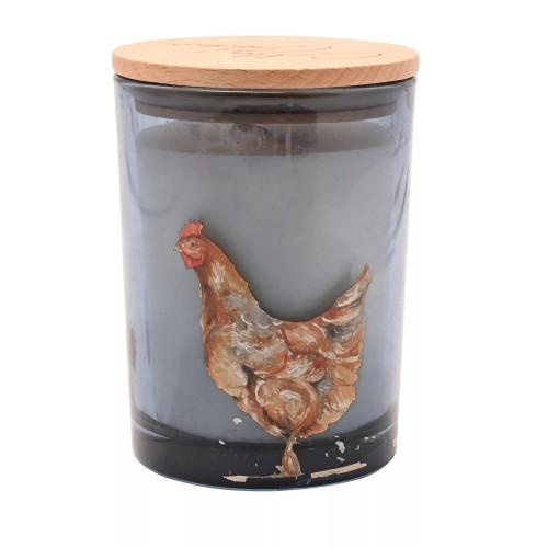 Meg Hawkins 250g Candle Chickens - Honey & Oats