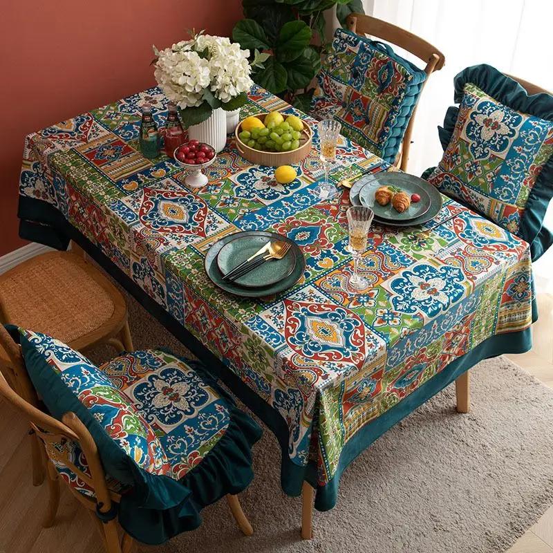 Скатерть в европейском стиле с кромкой — фото 3