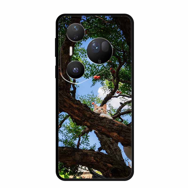 Cover For Huawei Pura 80 Pro Plus Silicone TPU Phone Case for Pura80 pro+ 80 Ultra Para Black Back Soft Protector Cartoon Capa