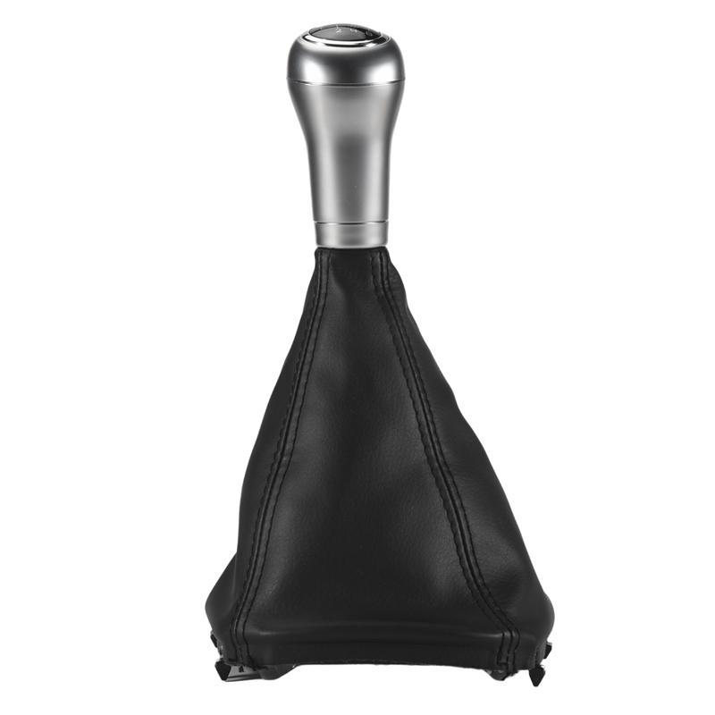 6 Speed Car Gear Shift Knob Shifter Lever Gaiter Boot Cover For Mercedes Benz C/E/GLK W203 W204 C300 W207 W212