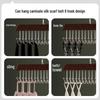 Multifunctional Wooden & Plastic Strappy Hanger for Underwear and Vests