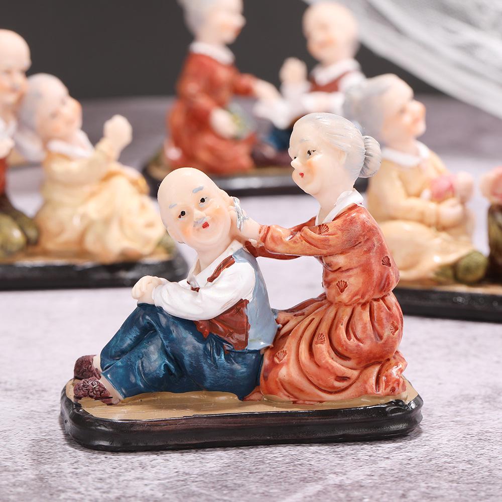 Kreative Harz-Paar-Ornamente auf Lager für die Heim- und Bürodekoration