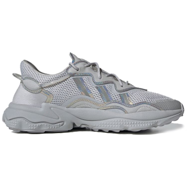 adidas Ozweego Metallic Grey Unisex Sneakers Grey-Two Footwear-White FV9656
