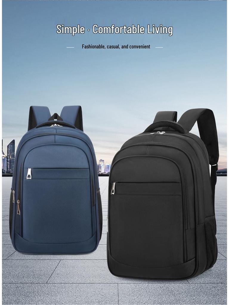 Seyahat, İş ve Okul İçin Üst Düzey Su İtici Çok Bölmeli Sırt Çantası