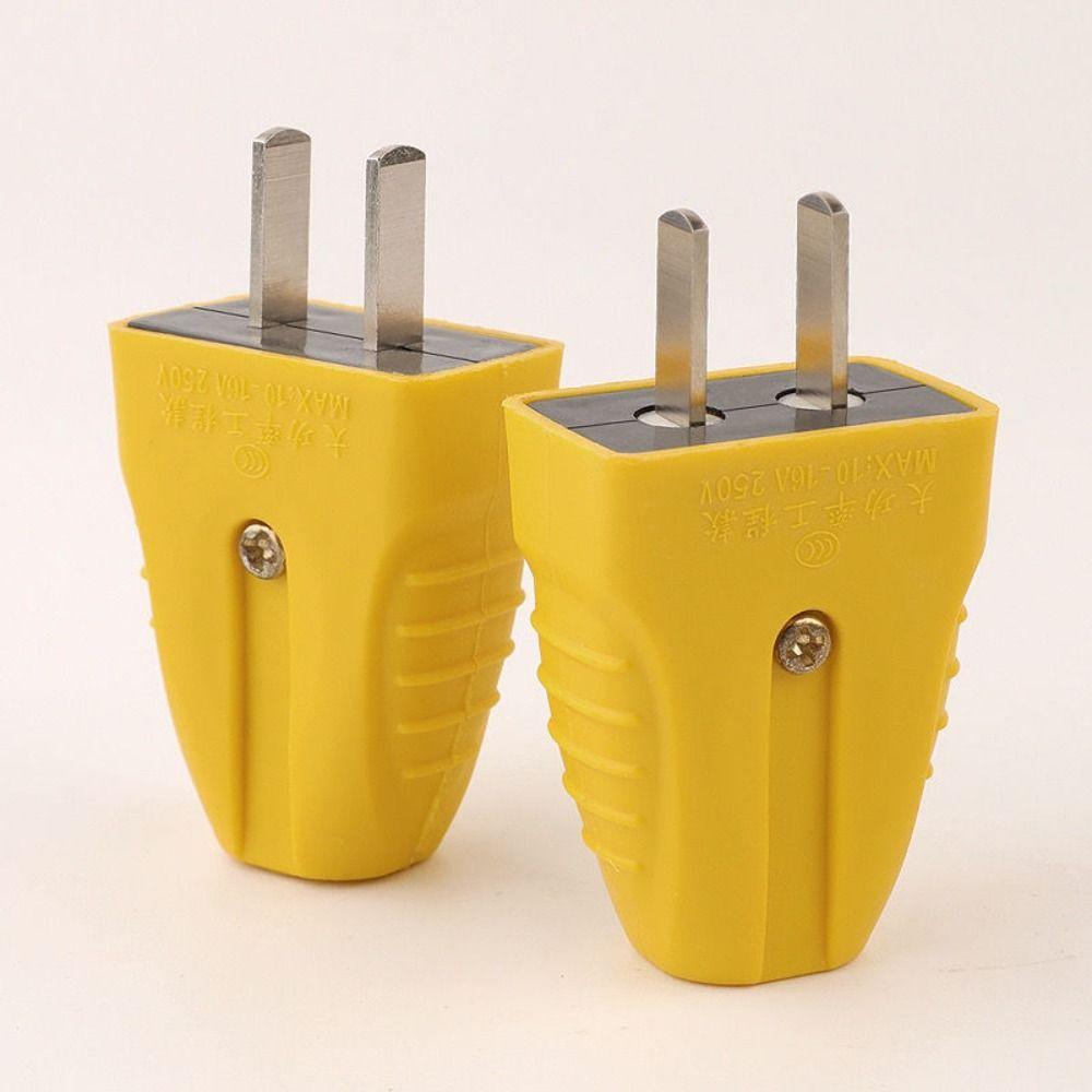 

Two-Pin Power Wiring Plug Anti Drop Rotatable Plug CN Electrical Wiring Accessories Industrial Turn the foot
