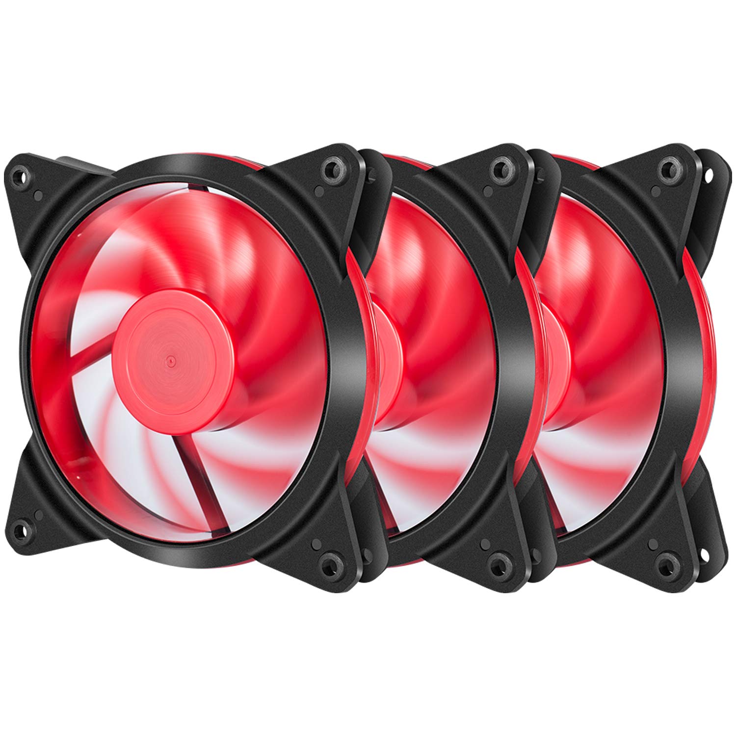 

Novonest 120mm Cooling Fan for PC Quiet 25mm 3PIN 3 Pieces Case, Type, Thickness, 1200rpm±10%, [T3RBK3-3]