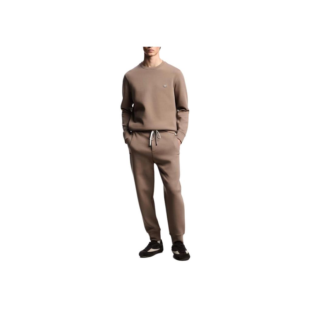 Emporio Armani Essentials Capsule Collection Micro Patch Logo Crew Neck Reversible Knit Long Sleeve Sweatshirt Men sweatshirt 8N1MD1-1JHSZ-U6189
