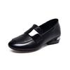 Business Casual Heels for Women Chunky Heeled Penny Pumps Non-Slip Soft Low Block Heel Loafers Women's Round Toe Dress Shoes Office Work Walking Heels