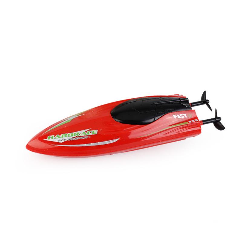 2.4G Remote Control Mini Stunt Speedboat with High-Brightness Lights - Children's Water Toy