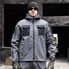 Coupe-vent rembourré et épaissi d'automne et d'hiver Softshell tactique peau de requin Veste tactique chaude d'extérieur