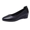 Chunqiu Women's Shallow Single Shoes Spring Thick Heel Tooling Women's Shoes Foot Cover Professional Work Shoes Pointed Commuter Shoes
