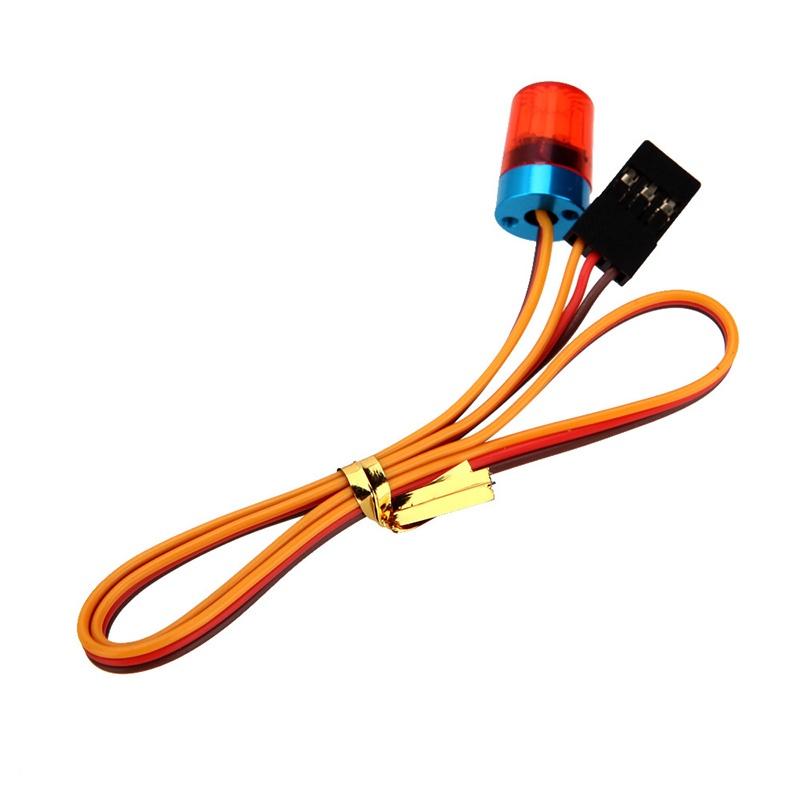 Faszinierendes 3-Farben-Blinkendes Rotierendes LED-Licht für 1/10 RC-Modellautos mit Aluminiumlegierungsbasis