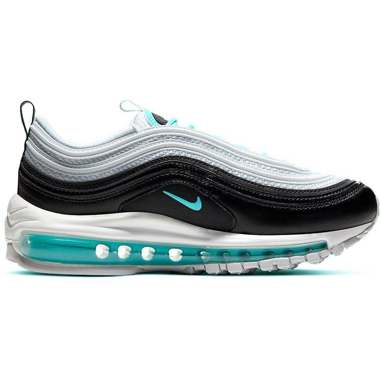 Nike Air Max 97 Platinum Black Aurora Green Women's 921733-065