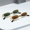 Metal Punk Small Frame Oval Shape Sunglasses Women For Men Vintage Luxurious Brand Designer Outdoor Use Driving Use Popular Sun Eyeglasses UV400