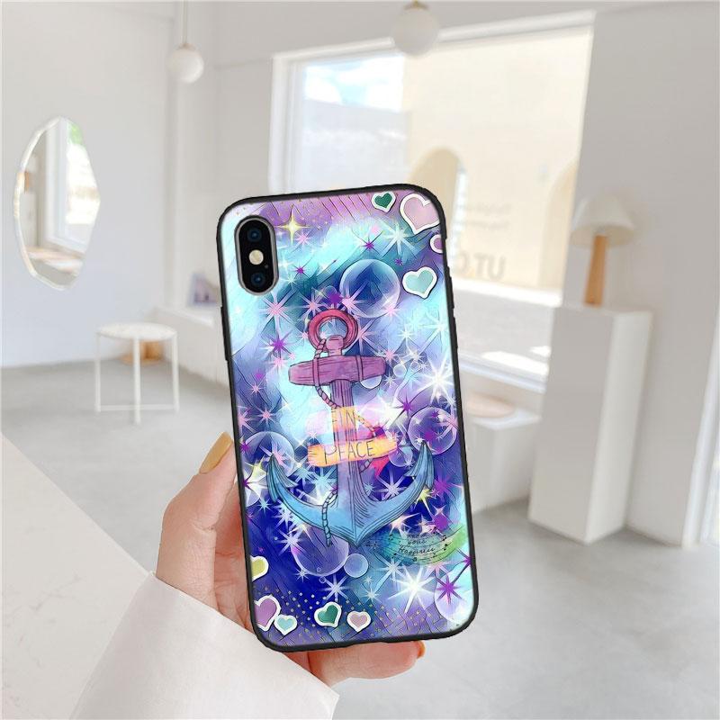 PP1 Anchor Sailor Soft Shell Phone Case for Samsung Galaxy S20 S21 S22 Ultra FE + Plus A21S A22 A24 A25 A26 A30 A30S A31