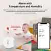 Haozee Ewelink Zigbee 3.0 Temperature And Humidity Sensor Remote Monitor Battery Powered Work With Alexa Google Home