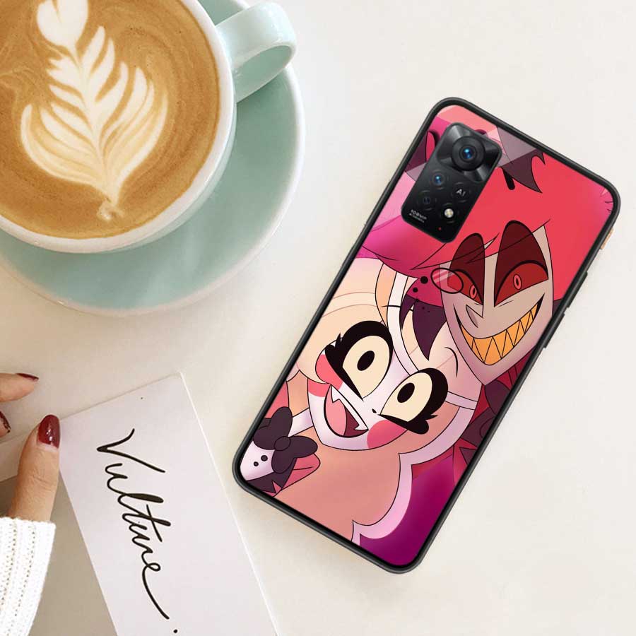 Hazbin Hotels Case Phone For Redmi 13 14C 12 12C Note 14S 14 Pro Plus 10 10A 10C 9 9A 9C 9T 8 8A 7 7A TPU Clear Cover