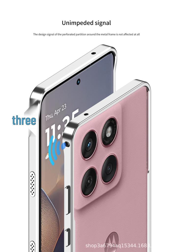 Motorola Moto Edge60 Series Metal Frame Phone Case