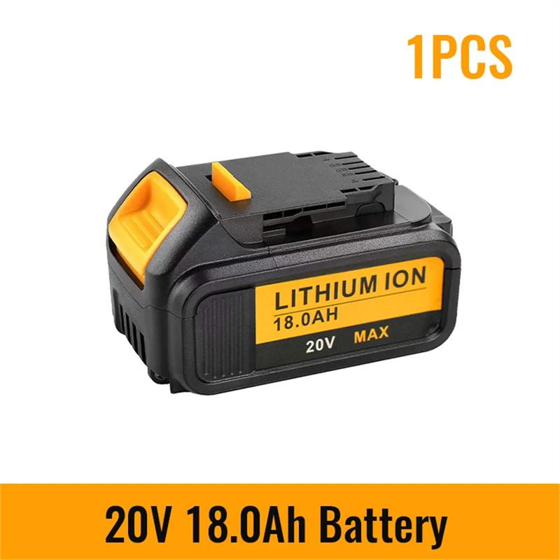 

Подходит для инструмента DeWalt DCB184 DCB181 DCB182 DCB200 аккумулятор 18000 мАч 20 В 5 А аккумуляторная батарея + зарядное устройство 3 А зелёный