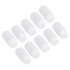 10Pcs PP Wide Mouth Round Bottle Semi Transparent Subpackaging Bottle  Chemical Sample Storage