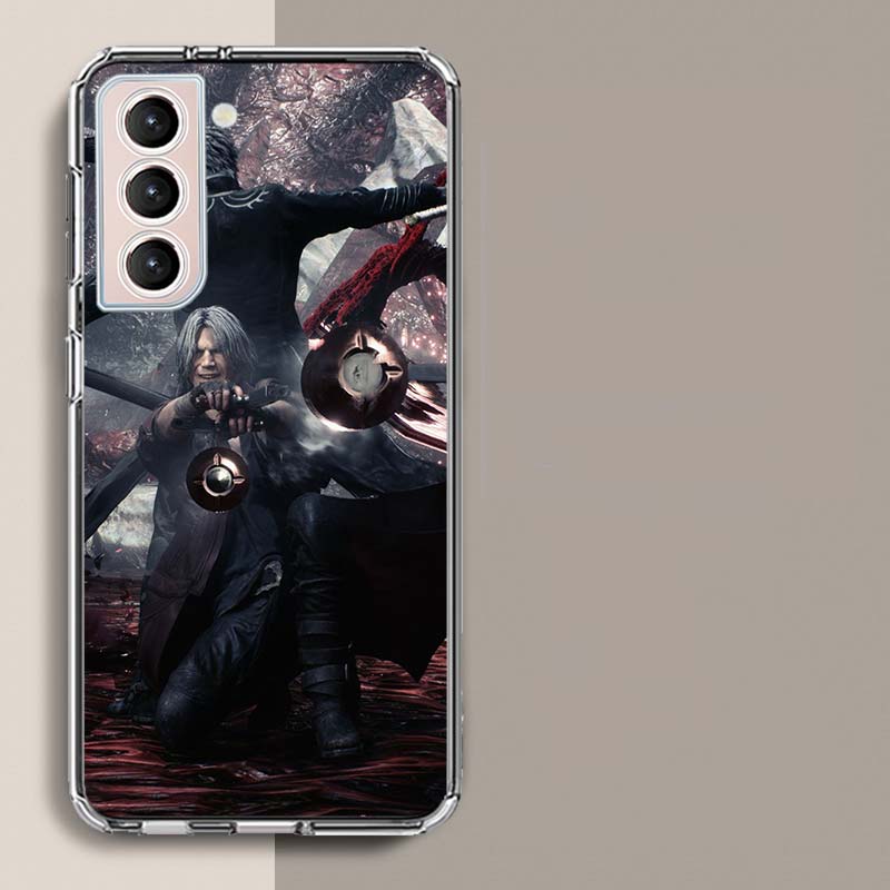 D-Devil May Cry DMC Phone Case For Samsung Galaxy S25 Edge S24 S23 FE S21 S20 S10 Plus S22 S26 Ultra Cover Clear Cases TPU Capa