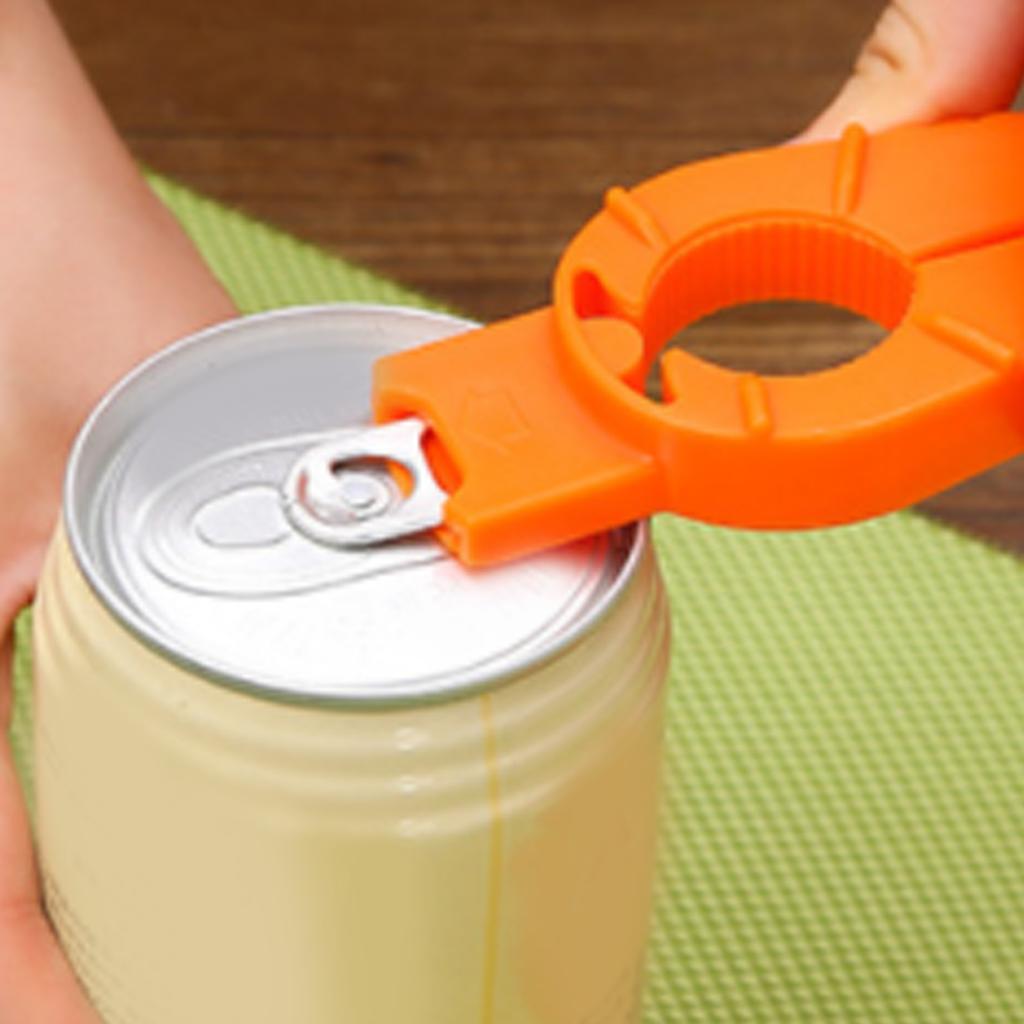 Multifunctional Bottle Opener Prevent Slip Portable Labor Saving Plastic Can Opener for Water