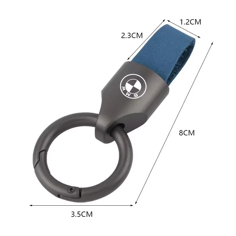 2025 Car Key Chain Ring Holder Suede Keychain Pendant Keyring For BMW M3 M4 M5 G42 G30 G20 E39 E36 E87 E53 F44 F07 F34 G15 G