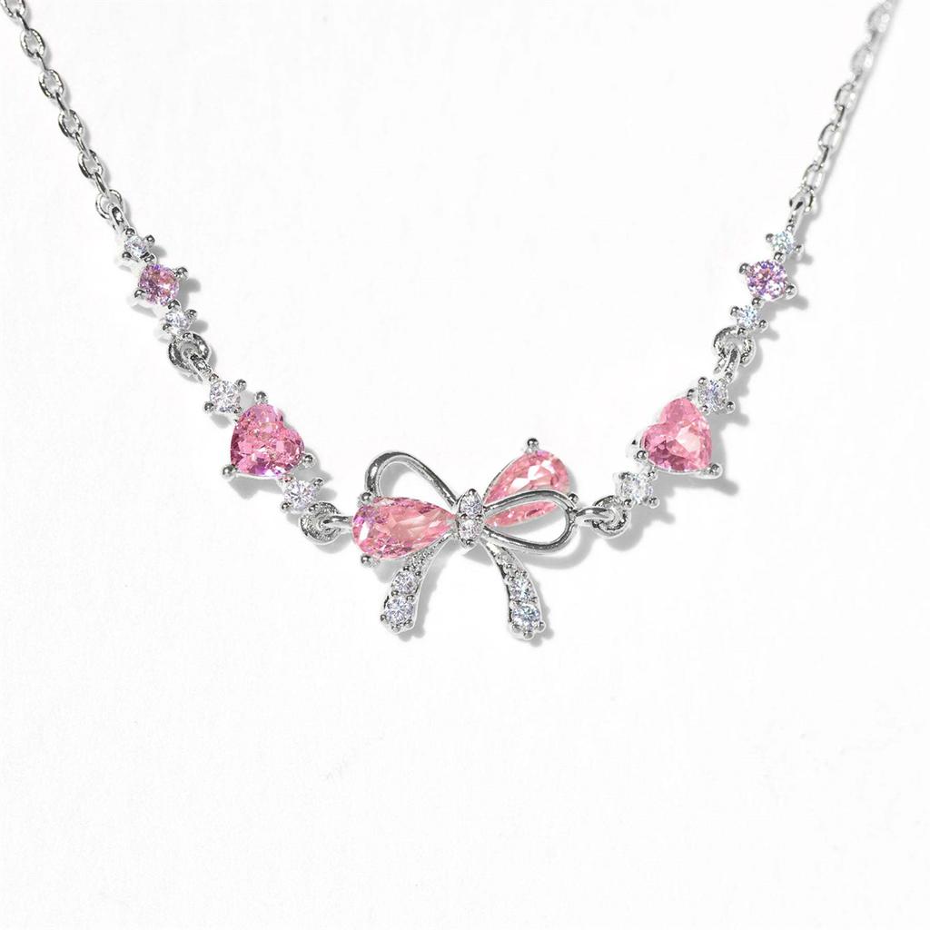 Instagram Style Cute and Sweet Bracelet Love Zircon Butterfly Festival Bracelet Women's Valentine's Day Gift Jewelry