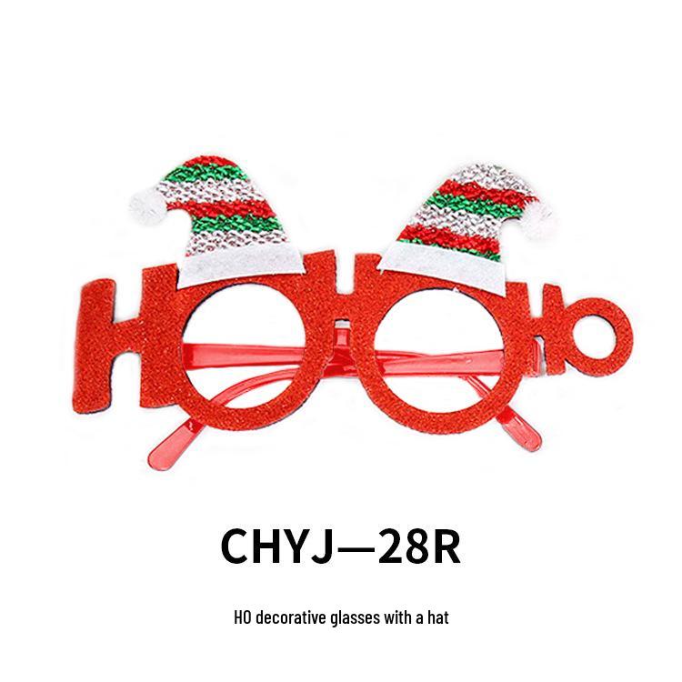 Kreative Weihnachtsbrillen - Weihnachtsmann, Schneemann, Geweih für Erwachsene & Kinder