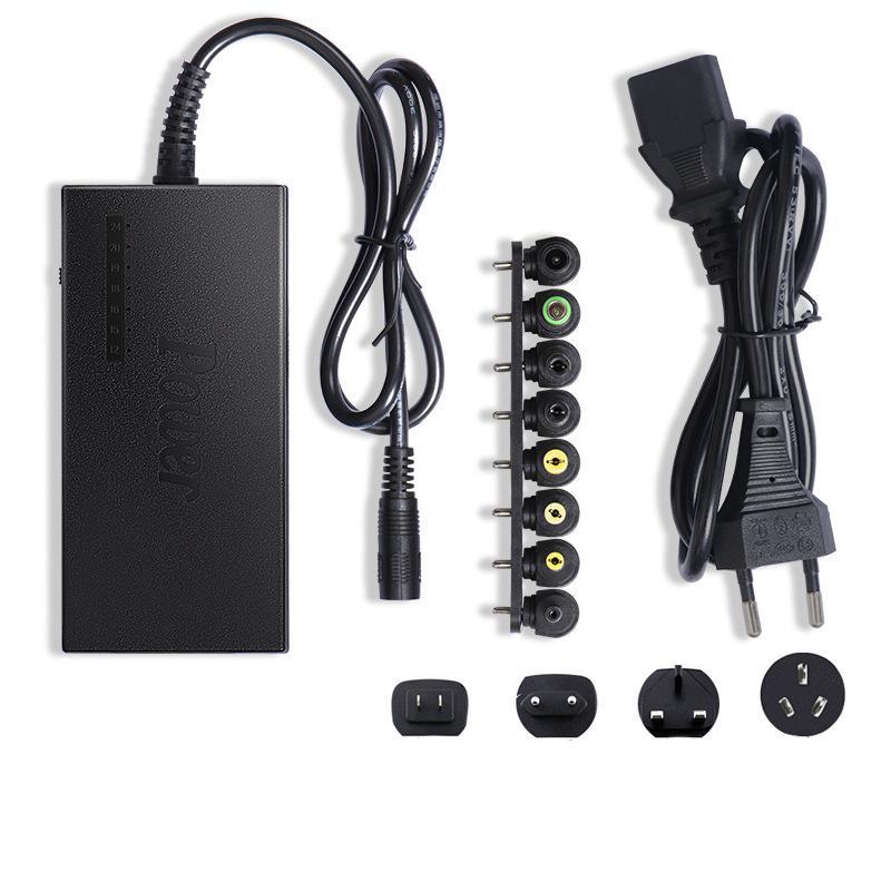 Universal Laptop Adapter 96W LED Charger Adjustable Power Supply Set 8 Detachable Plugs For Notebooks Dell HP Toshiba Acer Asus