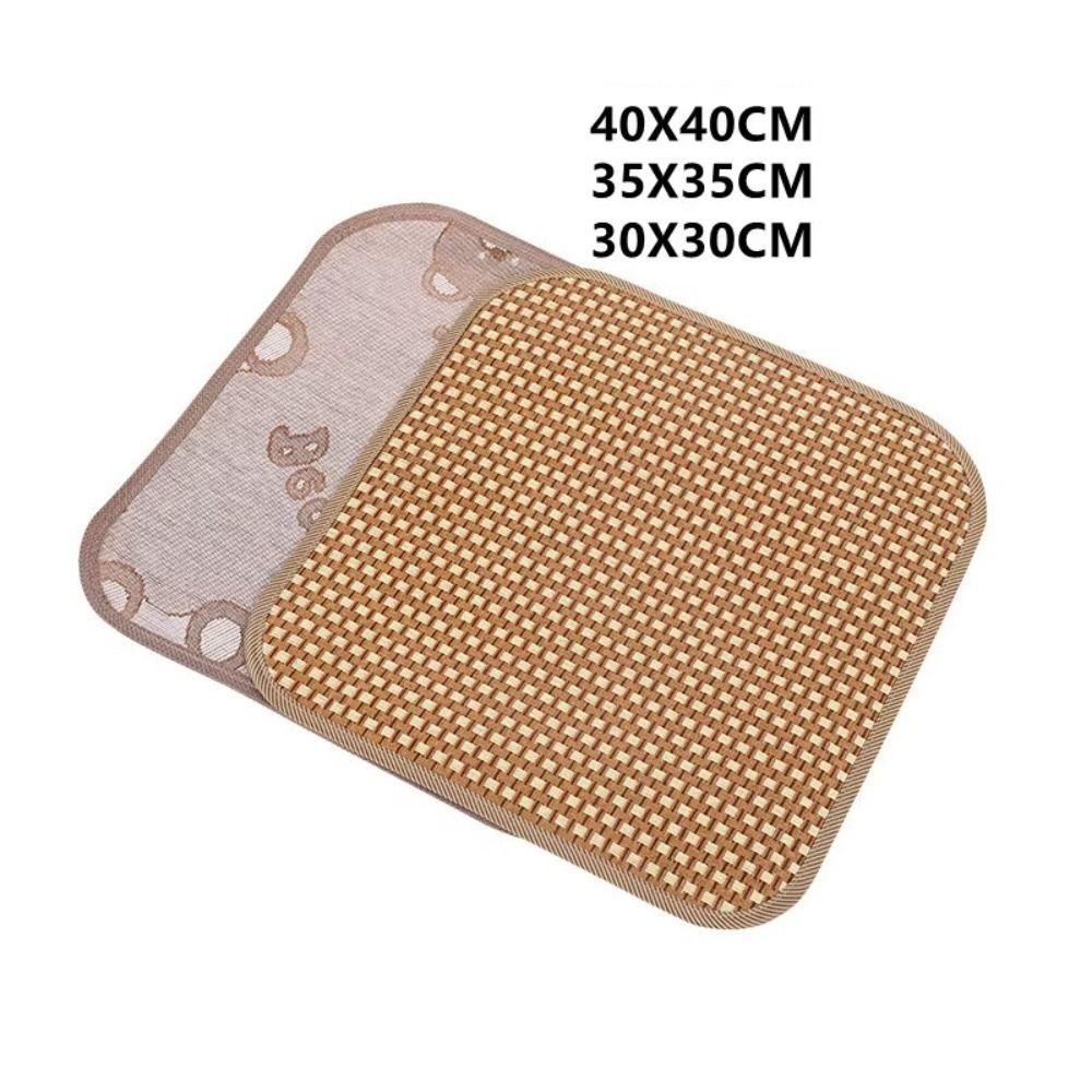 Gifts Breathable Summer Cooling Seat Cushion Thickening Non-slip Cool Mat Car Seat Cushion Cooling Bamboo Chair Seat Mat