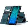 CASEME Case for Xiaomi Redmi Note 8 Pro, Leather Wallet Case, Turquoise