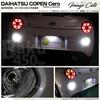 Pikakyu 20322 Daihatsu Copen Cell [LA400K] Compatible LED Back Lamp, T16, Explosion-BAKU-450lm, White, 6600K,