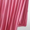 Women's V-Neck Plus Size Loose-Fit Modal T-Shirt - Nine-Sleeve Casual Summer Top