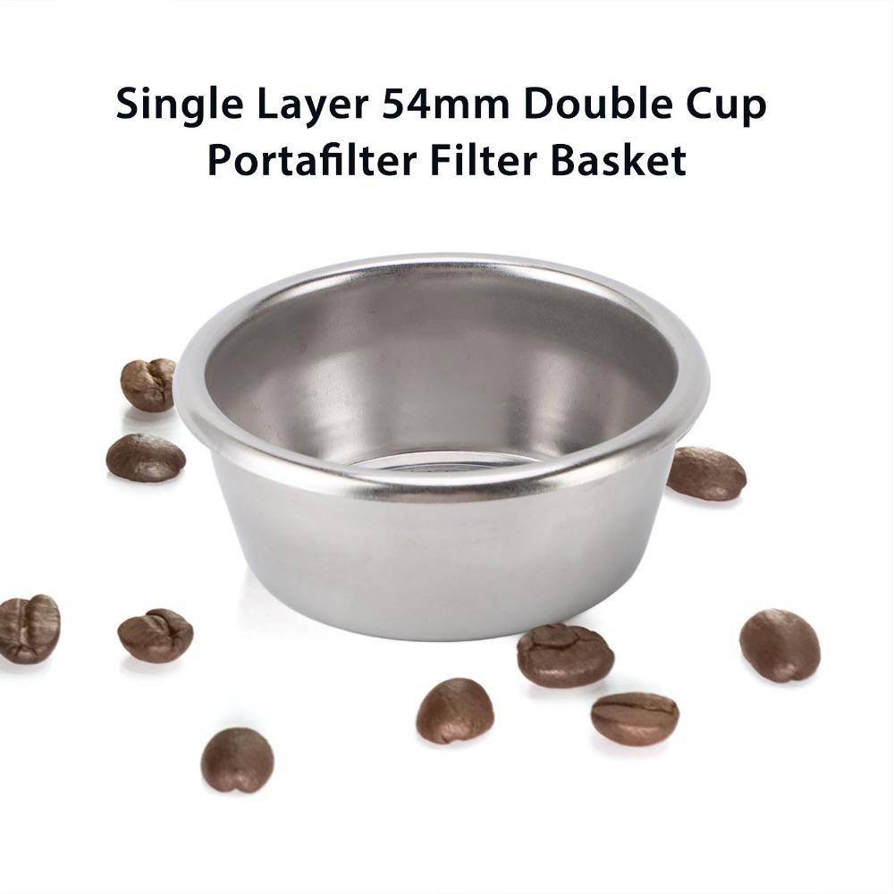 3pcs set 2 Cups Portafilter Filter Basket 54MM 54MM Coffee Filter Basket For Home Baristas